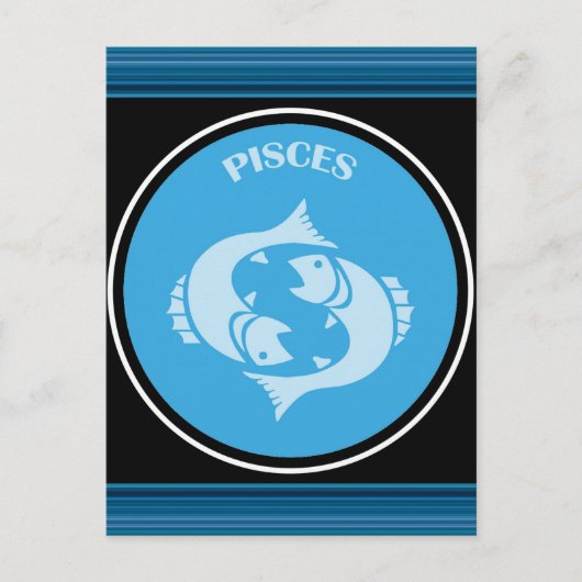 Pisces Briefkaart (Voorkant)