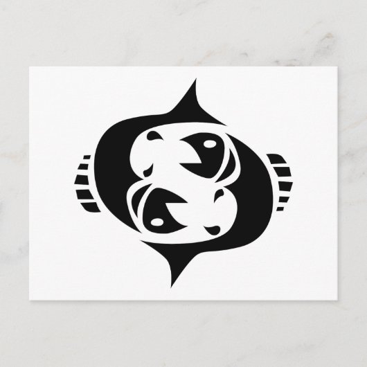 pisces briefkaart (Voorkant)