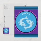 Pisces Briefkaart (Voorkant / Achterkant)