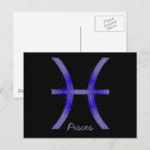 Pisces Briefkaart (Voorkant / Achterkant)