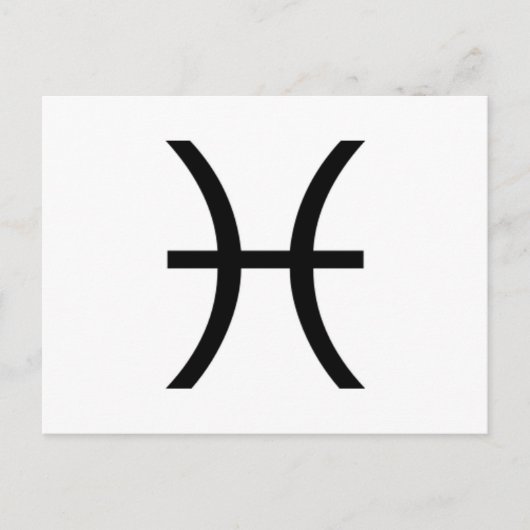 Pisces Briefkaart (Voorkant)