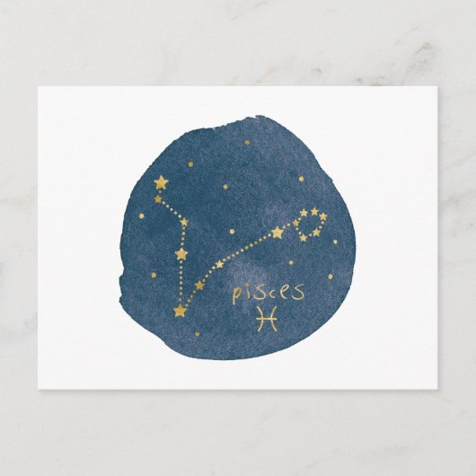 Pisces Briefkaart (Voorkant)