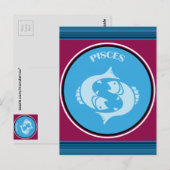 Pisces Briefkaart (Voorkant / Achterkant)