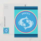 Pisces Briefkaart (Voorkant / Achterkant)
