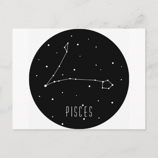 Pisces Briefkaart (Voorkant)