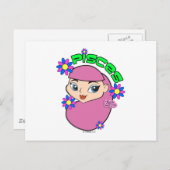 Pisces Briefkaart (Voorkant / Achterkant)