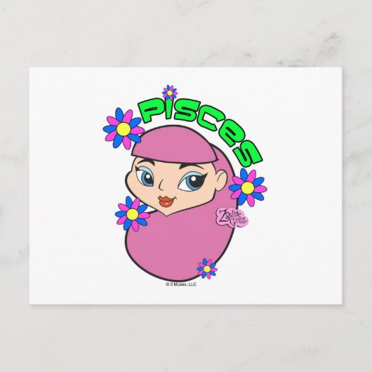 Pisces Briefkaart (Voorkant)
