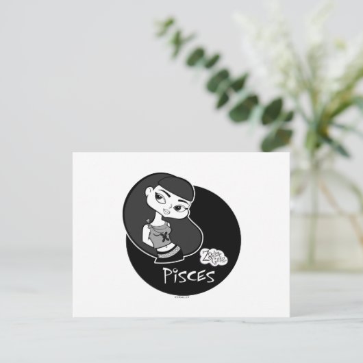 Pisces Briefkaart (Staand voorkant)