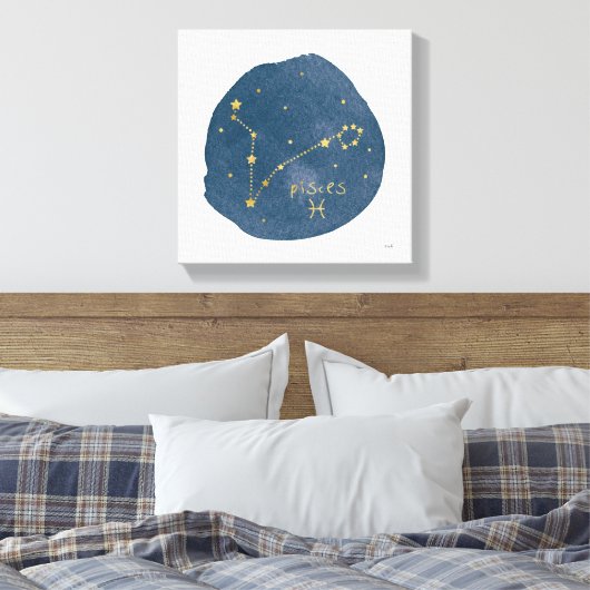 Pisces Canvas Afdruk (Insitu (Slaapkamer))