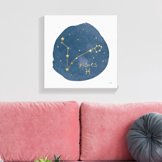 Pisces Canvas Afdruk (Insitu (Woonkamer))