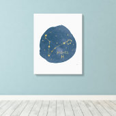 Pisces Canvas Afdruk (Insitu (Houten vloer))