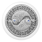 Pisces Ceramic Knob. Keramische Knop (Voorkant)