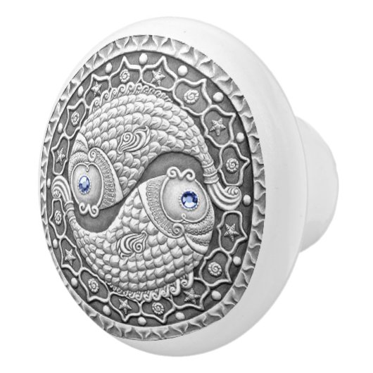 Pisces Ceramic Knob. Keramische Knop (Rechts)