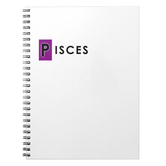 PISCES COLOR NOTITIEBOEK (Voorkant)