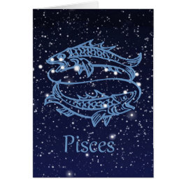 Pisces Constellation and Zodiac Sign met sterren