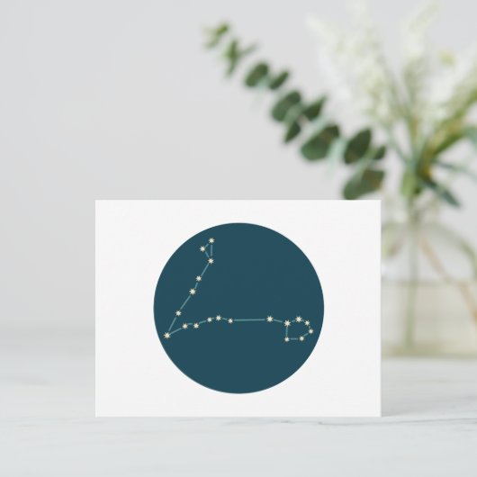 Pisces Constellation Briefkaart (Staand voorkant)