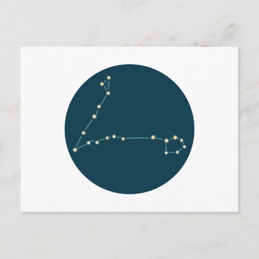 Pisces Constellation Briefkaart (Voorkant)