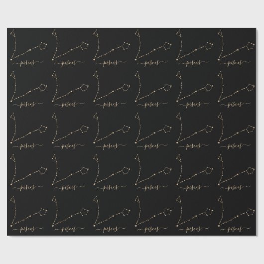Pisces Constellation Cadeaupapier (Vlak)