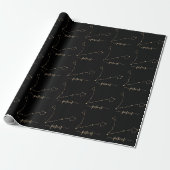 Pisces Constellation Cadeaupapier (Uitgerold)
