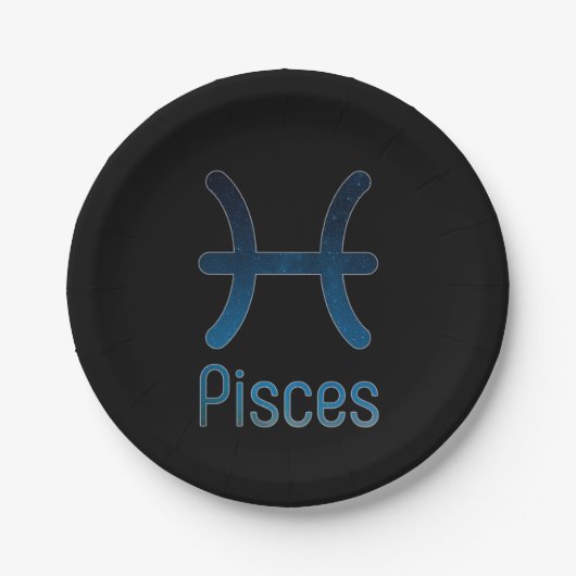 Pisces Constellation - Galaxy Papieren Bordje (Voorkant)