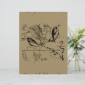 Pisces Constellation Hevelius 1690 Decor (Staand voorkant)