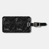 Pisces Constellation Hevelius 1690 Map Engraving Bagagelabel (Voorkant horizontaal)