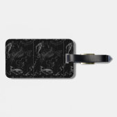 Pisces Constellation Hevelius 1690 Map Engraving Bagagelabel (Achterkant horizontaal)