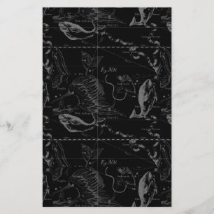 Pisces Constellation Map door Hevelius 1690 Briefpapier