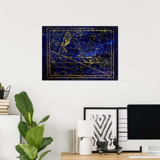 pisces constellation poster (Thuiskantoor)
