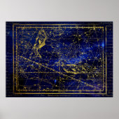 pisces constellation poster (Voorkant)