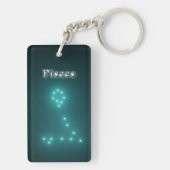 Pisces constellation sleutelhanger (achterkant)