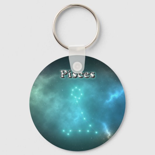 Pisces constellation sleutelhanger (Voorkant)