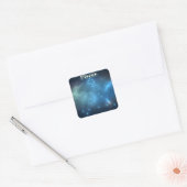 Pisces constellation vierkante sticker (Envelop)