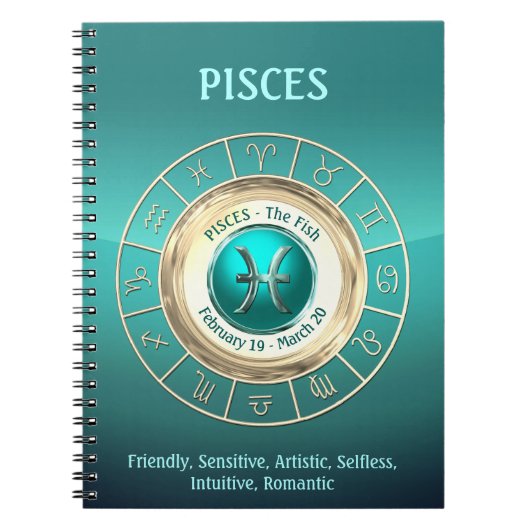 PISCES - De speciale kenmerken van de visdierentui Notitieboek (Voorkant)