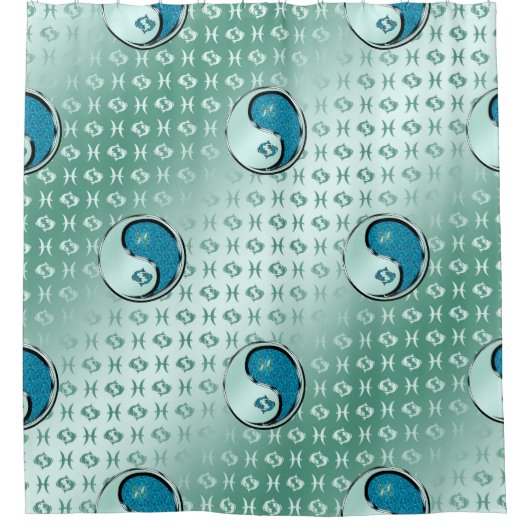 Pisces de vis douchegordijn (Voorkant)