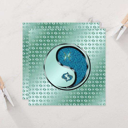 Pisces de vis kaart (Voorkant / Achterkant in situ)