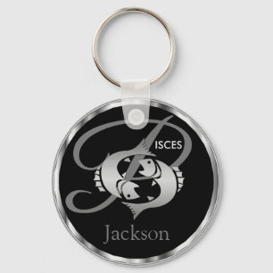 Pisces ♓ de vis - Zodiabel Sleutelhanger