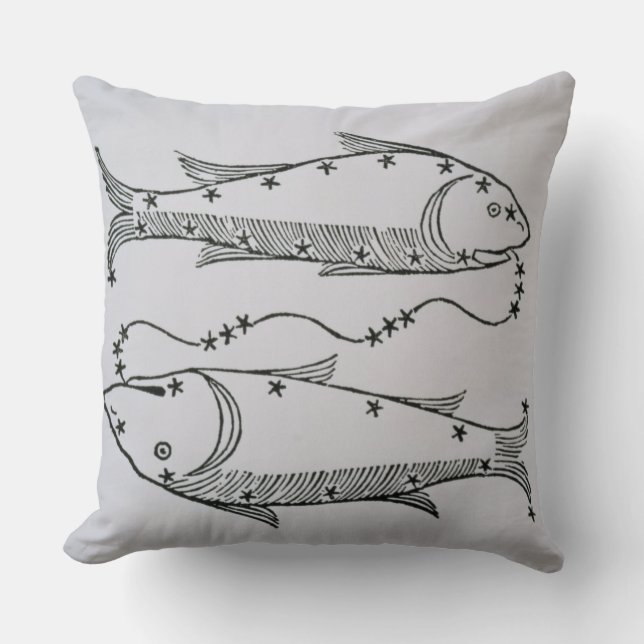 Pisces (de Vissen) een illustratie uit de 'dichter Kussen (Voorkant)