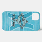 Pisces de viswaterbordenkast Case-Mate iPhone case (Achterkant (horizontaal))
