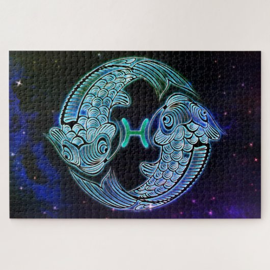 pisces de viszodiale puzzel legpuzzel (Horizontaal)