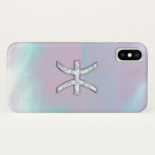 Pisces Dierenriem Symbool Moeder van Parel stijl Case-Mate iPhone Case (Achterkant (horizontaal))