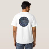 Pisces en Zodiac T-shirt (Achterkant volledig)