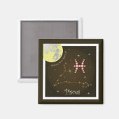 Pisces February 19 to March 20 Magnet (Voorkant / Achterkant)