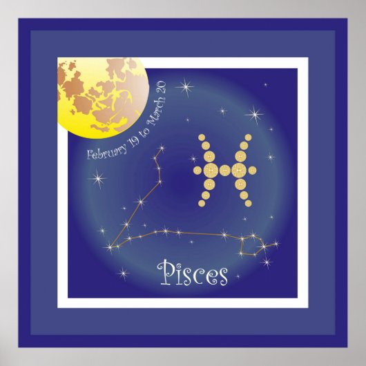 Pisces February 19 to March 20 Poster (Voorkant)