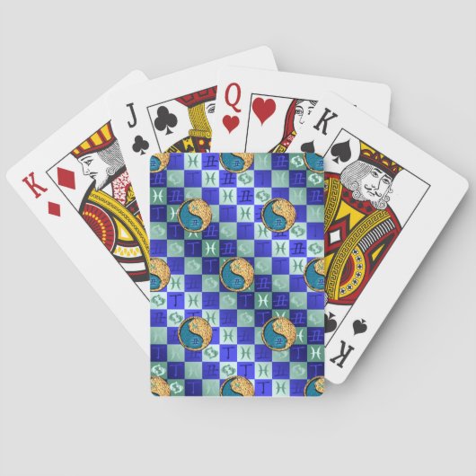 Pisces & Fire Ox Pokerkaarten (Achterkant)