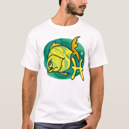 Pisces Fish Painting, stijl van de jaren '70 T-shirt