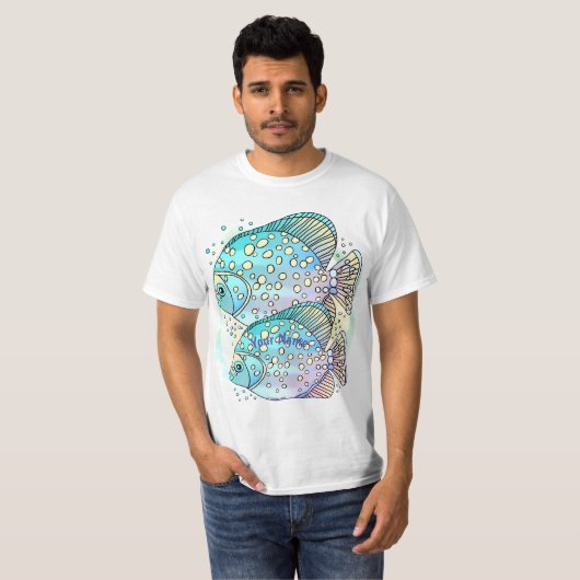 Pisces Fish T-shirt (Voorkant volledig)