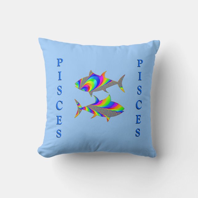 Pisces Fish Zodiac Mojo Pillow Kussen (Voorkant)