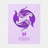 Pisces Fleece Blanket Deken (Voorkant)