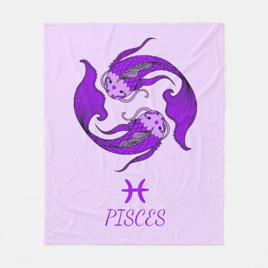 Pisces Fleece Blanket Deken (Voorkant)